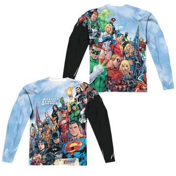 Justice League Of America men's all-over print long sleeve