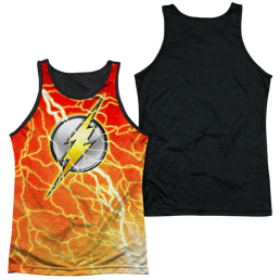 Flash, The Lightning Logo - Men's Black Back Tank Top Men's Black Back Tank The Flash   