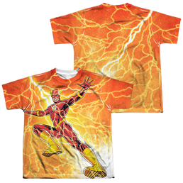 Flash, The Fast As Lightning - Youth All-Over Print T-Shirt Youth All-Over Print T-Shirt (Ages 8-12) The Flash   