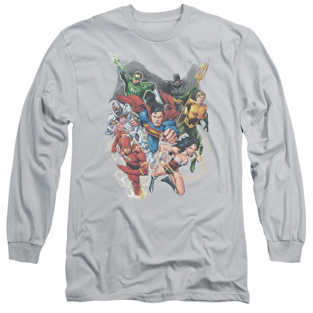 Justice League Refuse To Give Up Men's Long Sleeve T-Shirt Men's Long Sleeve T-Shirt Justice League   