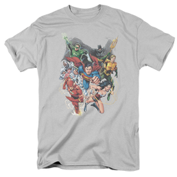 Justice League Refuse To Give Up - Men's Regular Fit T-Shirt Men's Regular Fit T-Shirt Justice League   