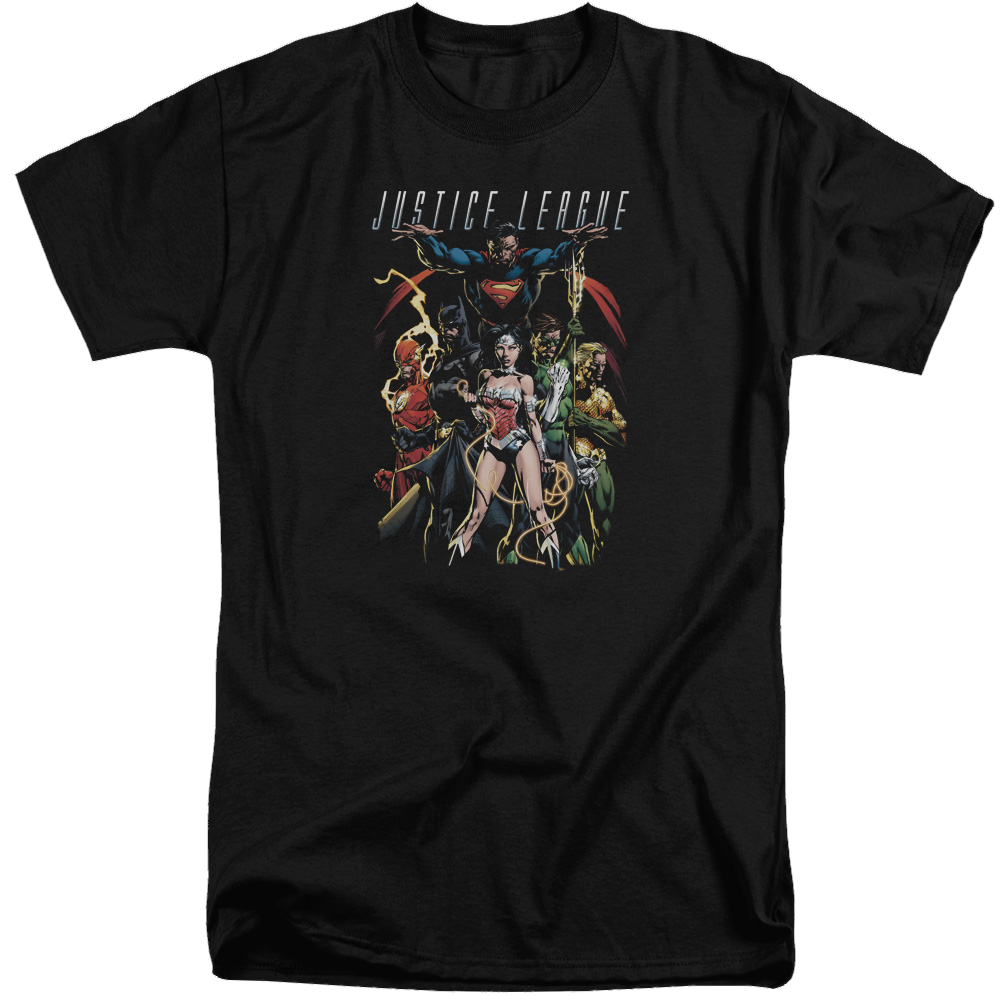 Justice League Dark Days Men's Tall Fit T-Shirt Men's Tall Fit T-Shirt Justice League   