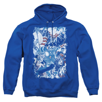 Justice League American Justice Pullover Hoodie Pullover Hoodie Justice League   
