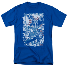 Justice League American Justice Men's Regular Fit T-Shirt Men's Regular Fit T-Shirt Justice League   