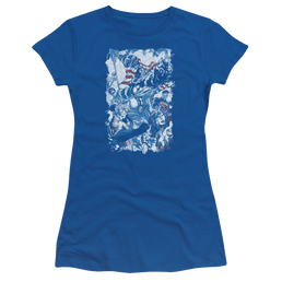 Justice League American Justice Juniors T-Shirt Juniors T-Shirt Justice League   