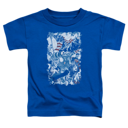 Justice League American Justice - Kid's T-Shirt Kid's T-Shirt (Ages 4-7) Justice League   