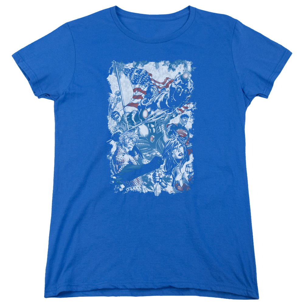 Justice League American Justice Women's T-Shirt Women's T-Shirt Justice League   