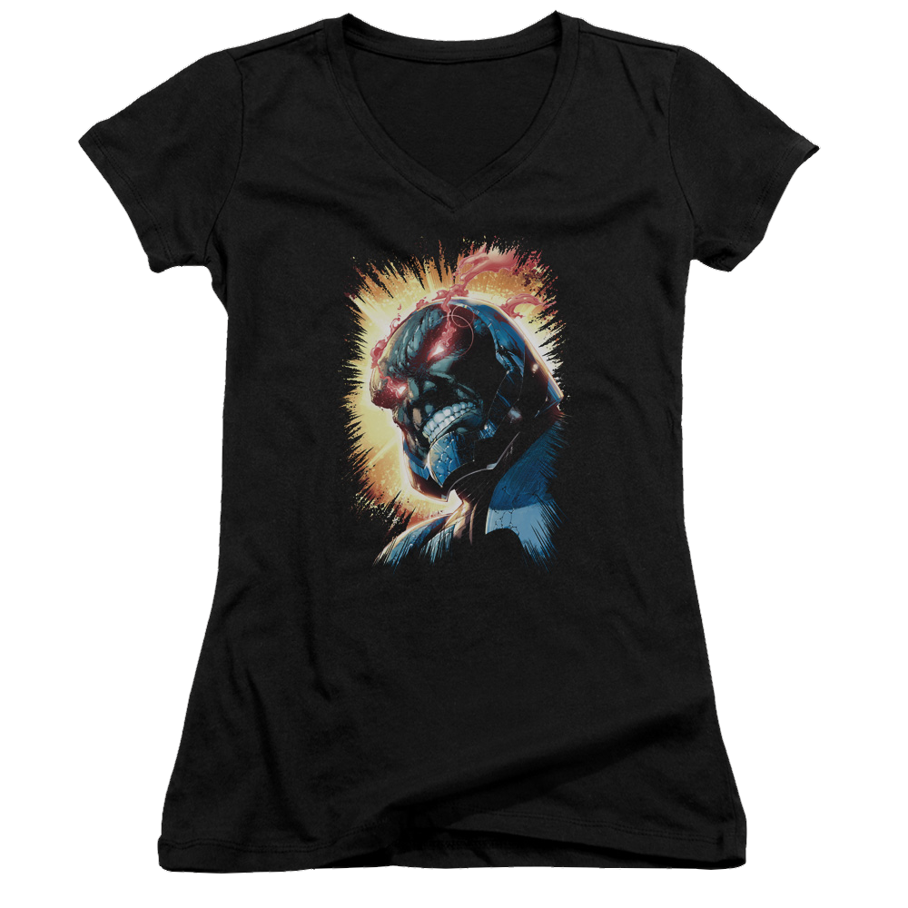 Justice League Darkseid Is Juniors V-Neck T-Shirt Juniors V-Neck T-Shirt DC Comics   