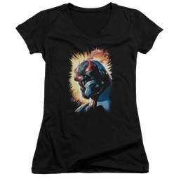 Justice League Darkseid Is Juniors V-Neck T-Shirt Juniors V-Neck T-Shirt DC Comics   