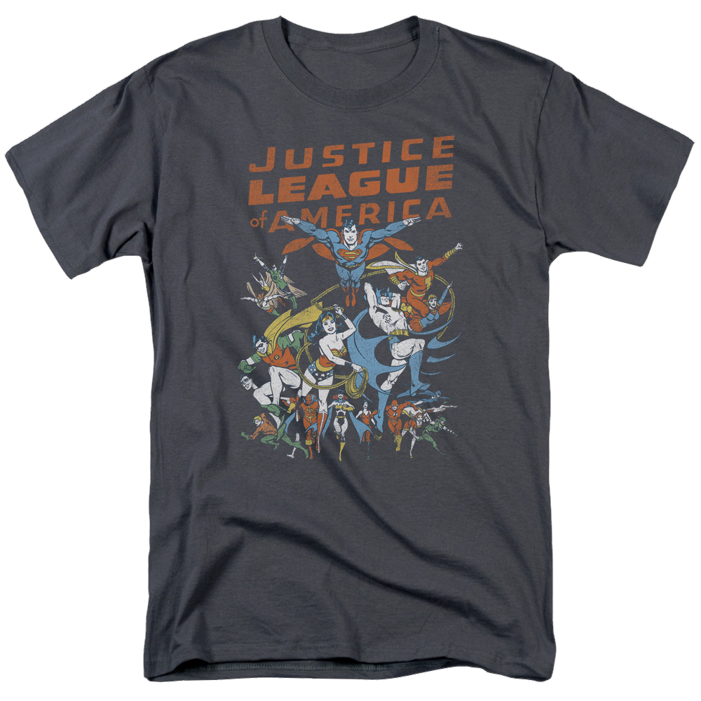 Justice League Big Group Men's Regular Fit T-Shirt Men's Regular Fit T-Shirt Justice League   