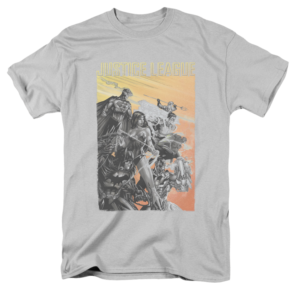 Justice League Red Dawn - Men's Regular Fit T-Shirt Men's Regular Fit T-Shirt Justice League   