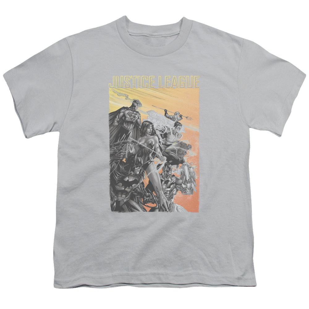 Justice League Red Dawn - Youth T-Shirt Youth T-Shirt (Ages 8-12) Justice League   