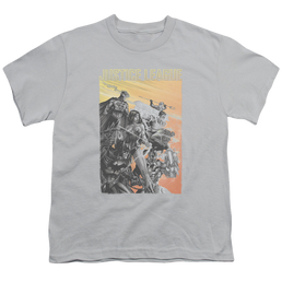 Justice League Red Dawn - Youth T-Shirt Youth T-Shirt (Ages 8-12) Justice League   