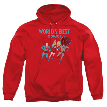 Justice League Worlds Best Pullover Hoodie Pullover Hoodie Justice League   