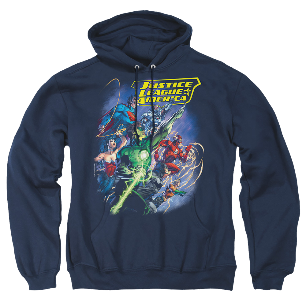 Justice League Onward Pullover Hoodie Pullover Hoodie Justice League   