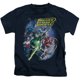Justice League Onward - Kid's T-Shirt Kid's T-Shirt (Ages 4-7) Justice League   
