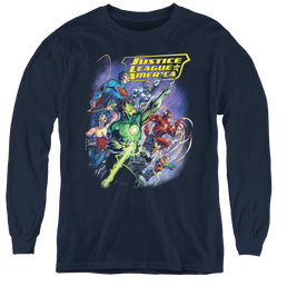 Justice League Onward - Youth Long Sleeve T-Shirt Youth Long Sleeve T-Shirt Justice League   