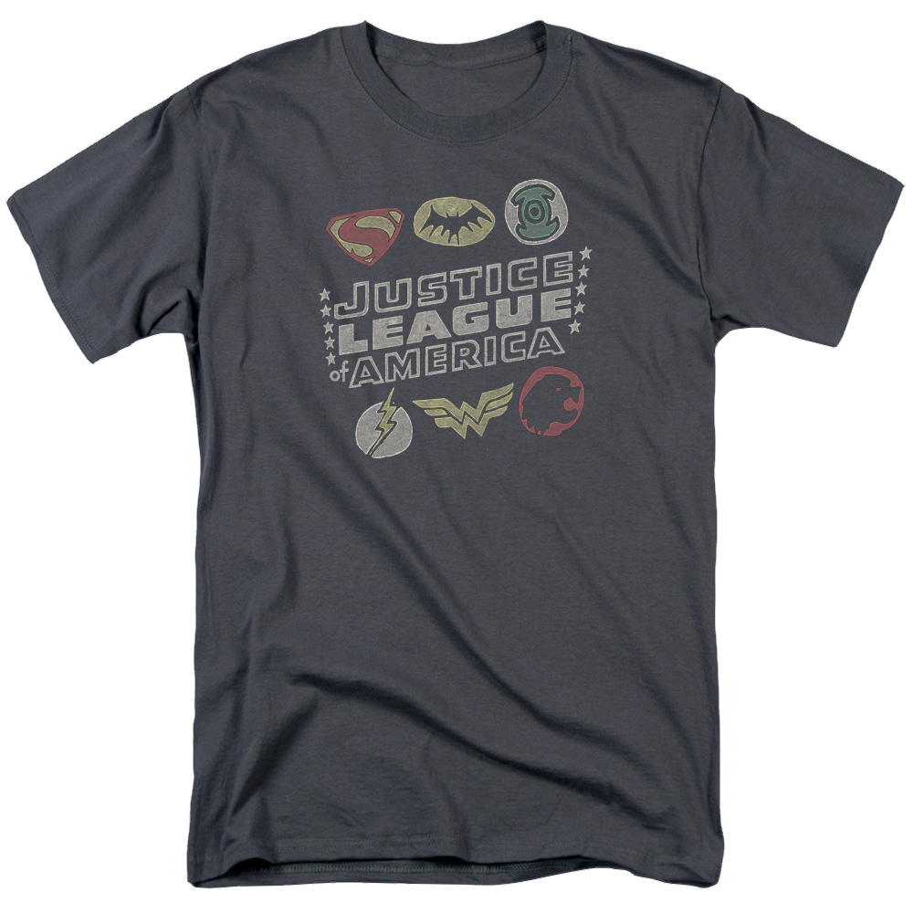 Justice League Symbols Men's Regular Fit T-Shirt Men's Regular Fit T-Shirt Justice League   