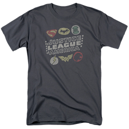 Justice League Symbols Men's Regular Fit T-Shirt Men's Regular Fit T-Shirt Justice League   