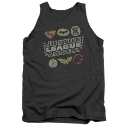 Justice League Symbols Men's Tank Men's Tank Justice League   