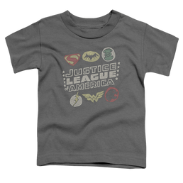 Justice League Symbols - Toddler T-Shirt Toddler T-Shirt Justice League   