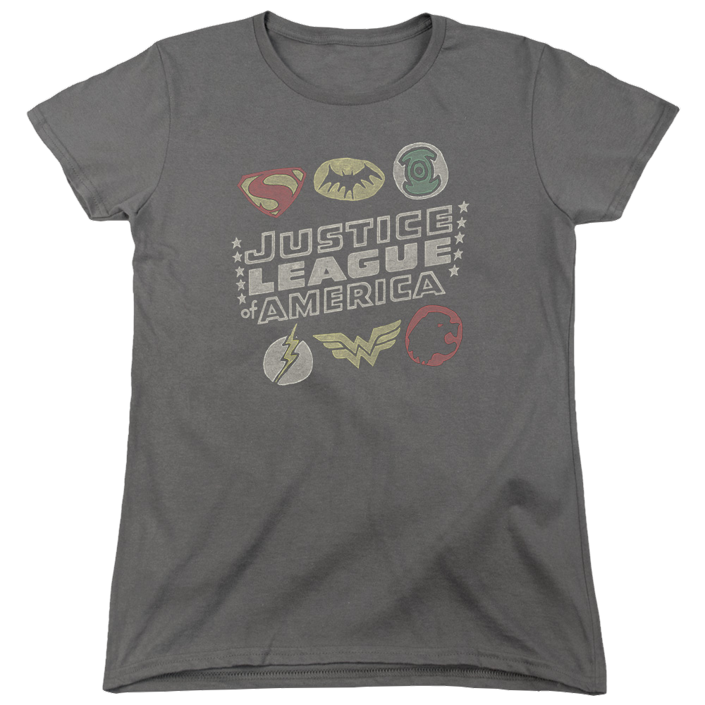 Justice League Symbols Women's T-Shirt Women's T-Shirt Justice League   