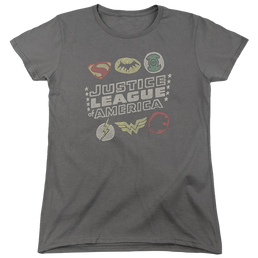 Justice League Symbols Women's T-Shirt Women's T-Shirt Justice League   