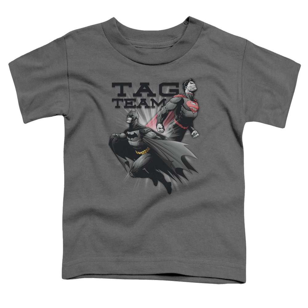 Justice League Tag Team - Kid's T-Shirt Kid's T-Shirt (Ages 4-7) Justice League   