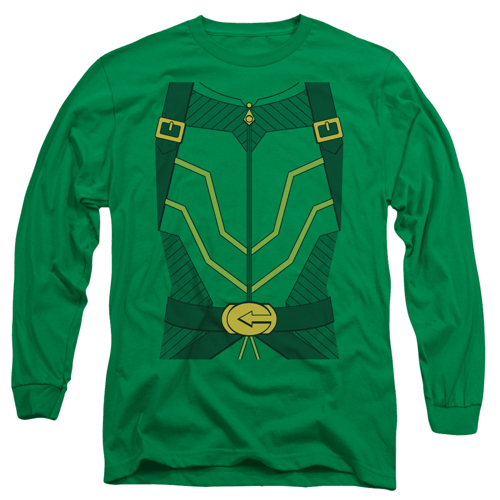 Green Arrow Arrow Uniform - Men's Long Sleeve T-Shirt Men's Long Sleeve T-Shirt Green Arrow   