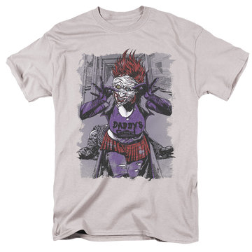 Silver men's regular fit t-shirt with Jokers Daughter graphic