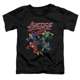 Justice League Pixel League - Toddler T-Shirt Toddler T-Shirt Justice League   