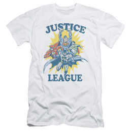 Justice League Lets Do This Men's Slim Fit T-Shirt Men's Slim Fit T-Shirt Justice League   