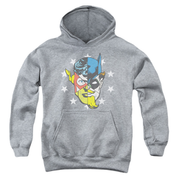 Justice League Face Off - Youth Hoodie Youth Hoodie (Ages 8-12) Justice League   