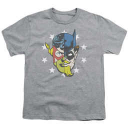 Justice League Face Off - Youth T-Shirt Youth T-Shirt (Ages 8-12) Justice League   