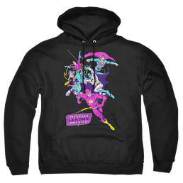 Justice League Colorful League Pullover Hoodie Pullover Hoodie Justice League   
