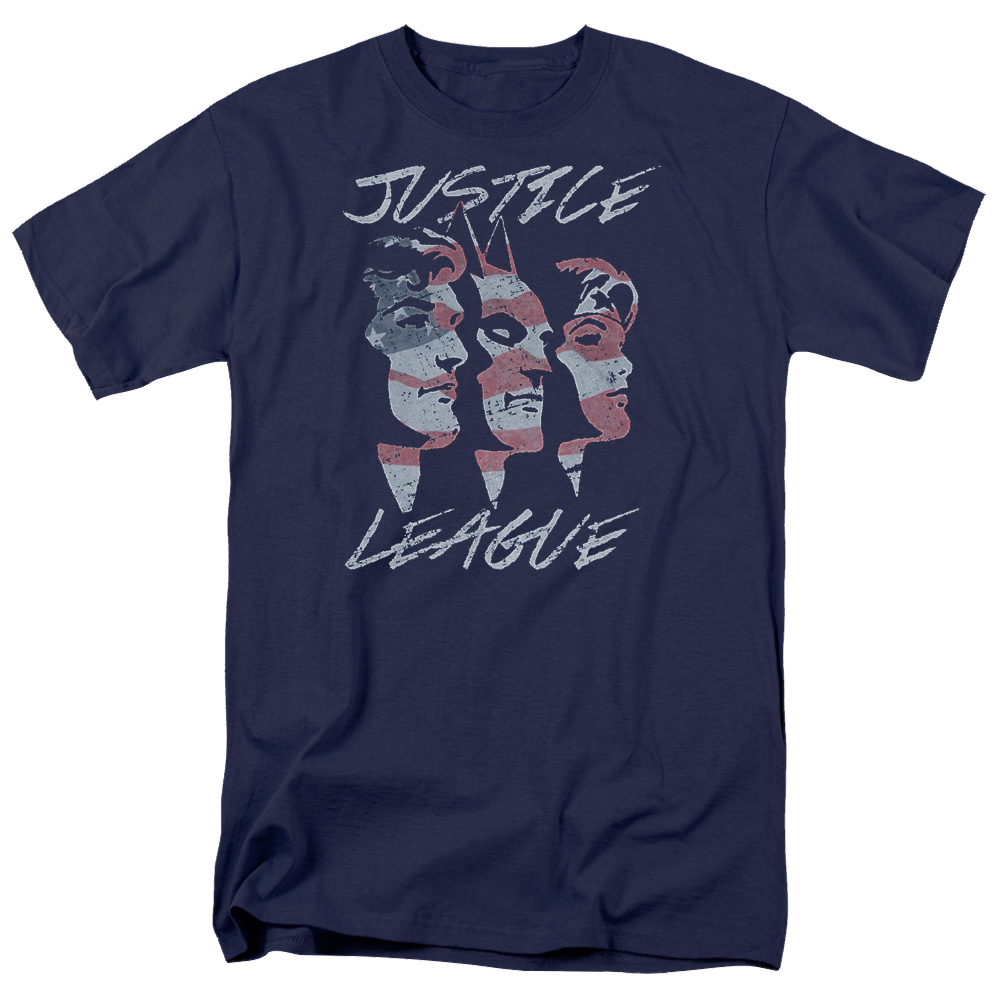 Justice League Justice For America Men's Regular Fit T-Shirt Men's Regular Fit T-Shirt Justice League   
