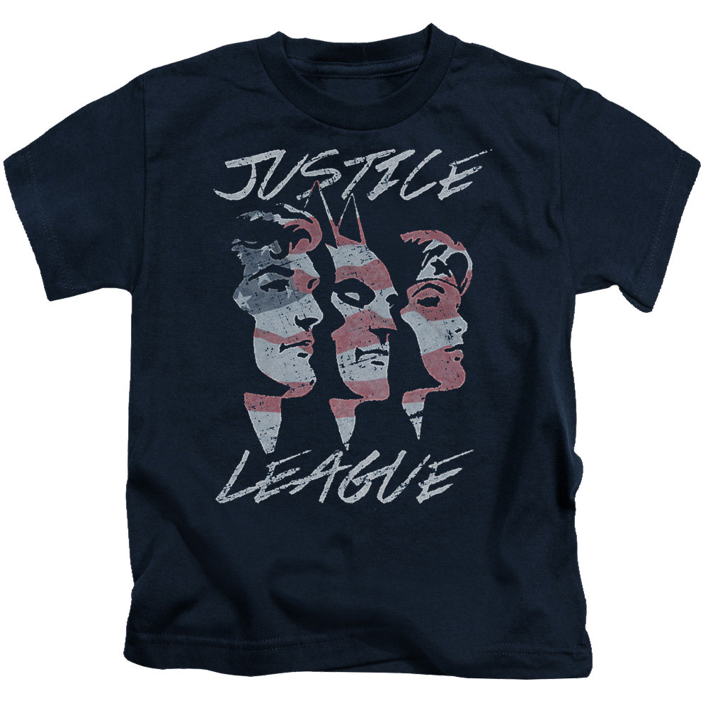 Justice League Justice For America - Kid's T-Shirt Kid's T-Shirt (Ages 4-7) Justice League   