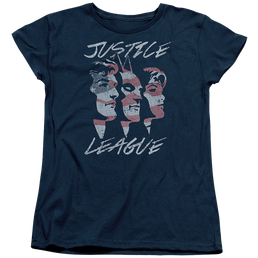 Justice League Justice For America Women's T-Shirt Women's T-Shirt Justice League   