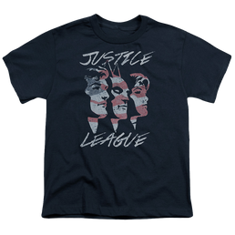 Justice League Justice For America - Youth T-Shirt Youth T-Shirt (Ages 8-12) Justice League   