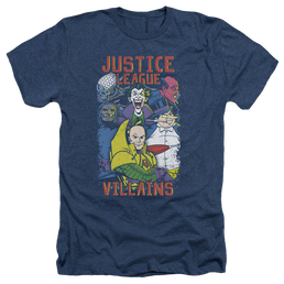 Justice League Villains Men's Heather T-Shirt Men's Heather T-Shirt Justice League   