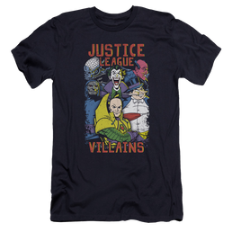 Justice League Villains Men's Premium Slim Fit T-Shirt Men's Premium Slim Fit T-Shirt Justice League   