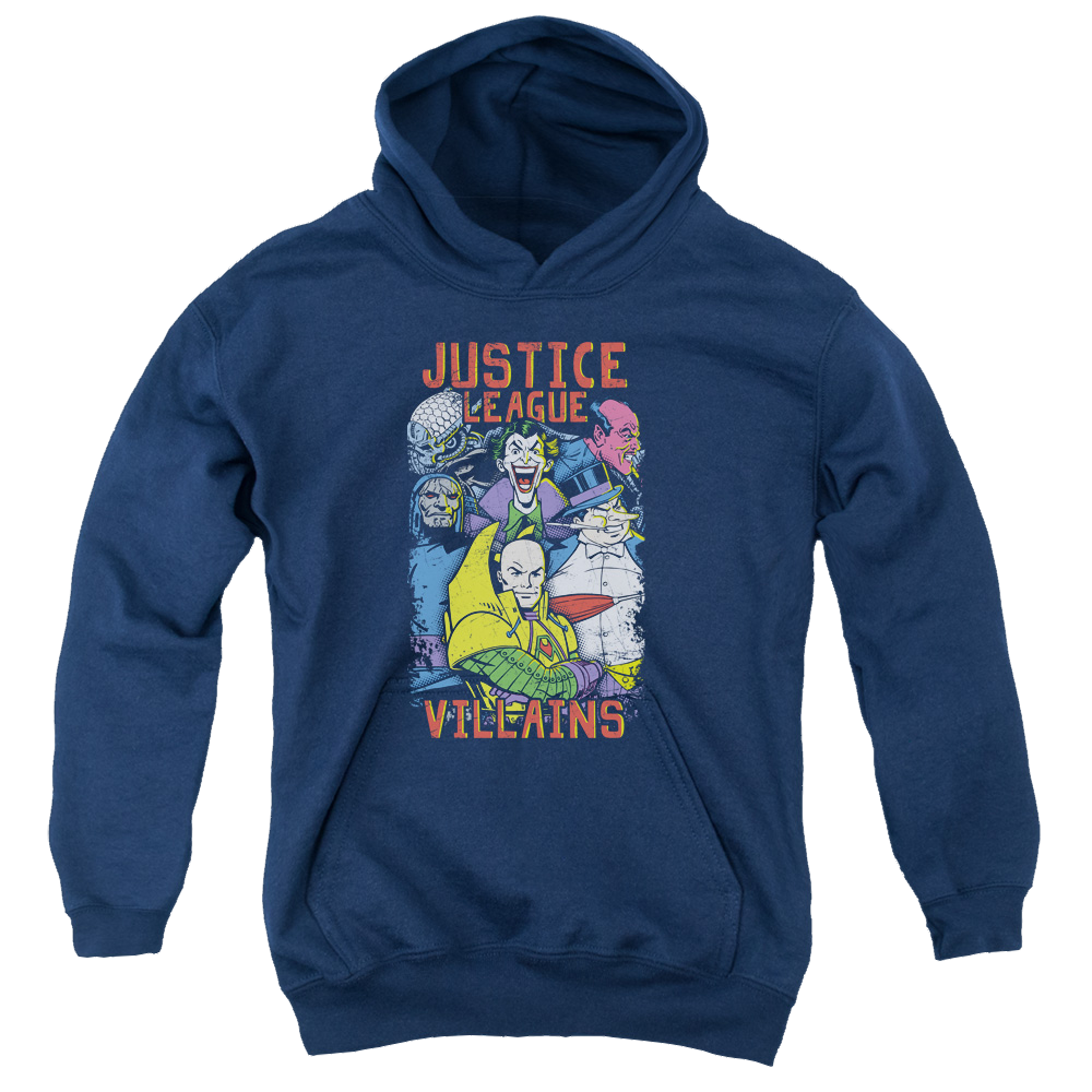 Justice League Villains - Youth Hoodie Youth Hoodie (Ages 8-12) Justice League   
