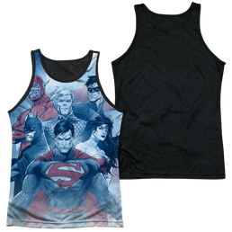 Justice League United Men's Black Back Tank Men's Black Back Tank Justice League   
