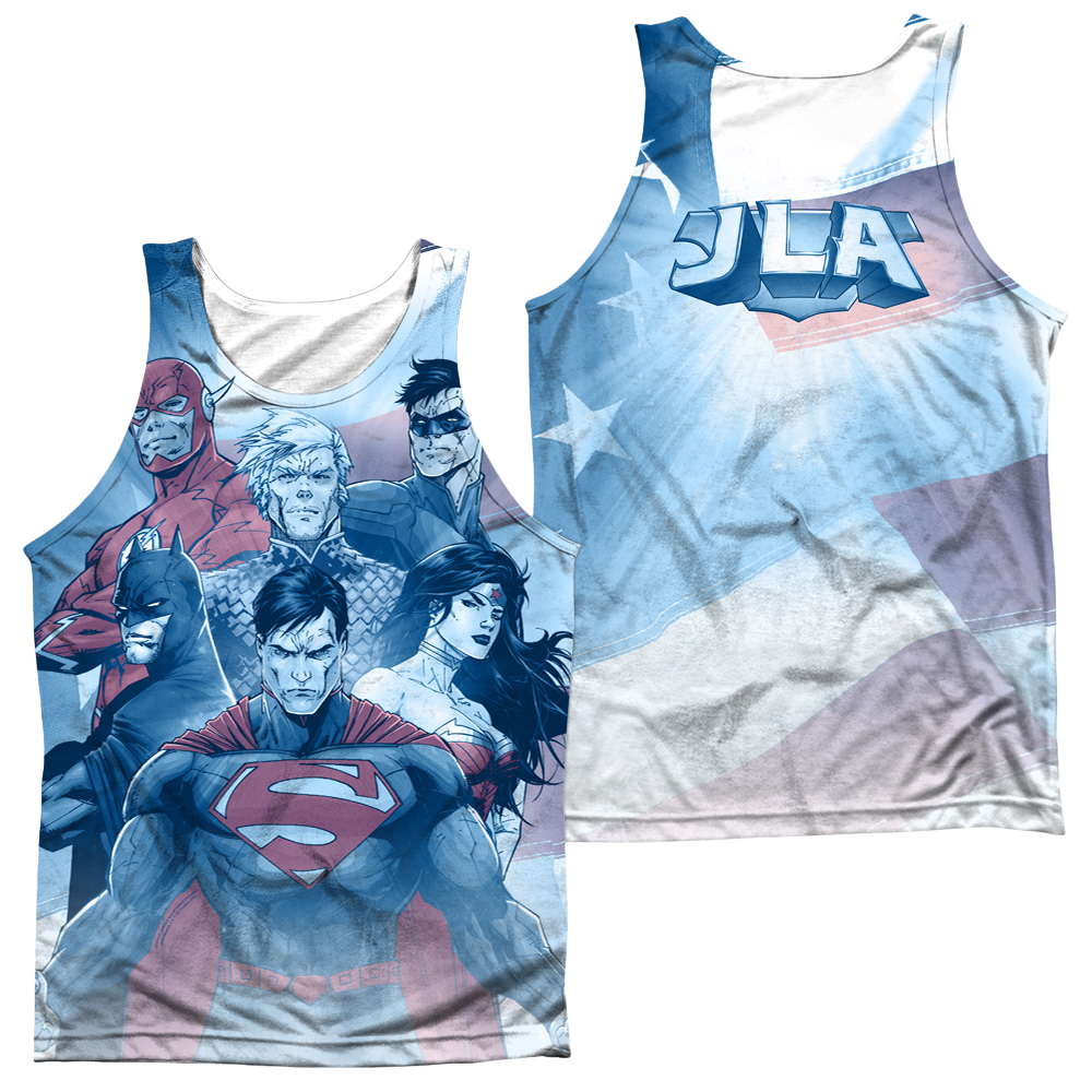 Justice League United Men's All Over Print Tank Men's All Over Print Tank Justice League   