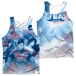 Justice League United Men's All Over Print Tank Men's All Over Print Tank Justice League   
