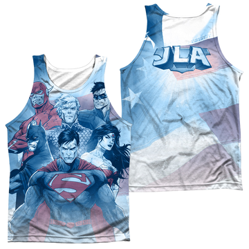 Justice League United men's all-over print tank