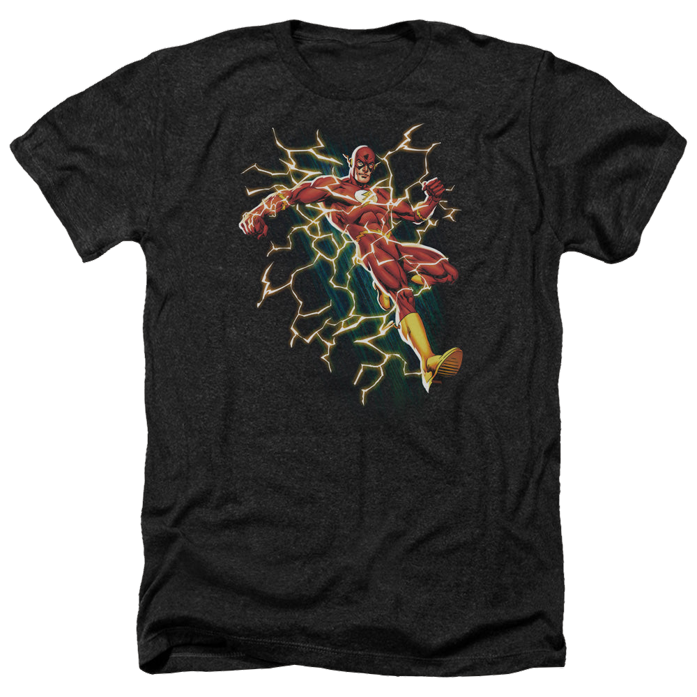 Flash, The Flash Symbol Knockout - Men's Heather T-Shirt Men's Heather T-Shirt The Flash   