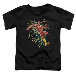 Flash, The Flash Symbol Knockout - Toddler T-Shirt Toddler T-Shirt The Flash   
