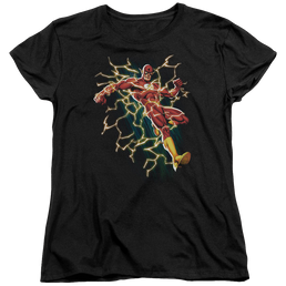 Flash, The Flash Symbol Knockout - Women's T-Shirt Women's T-Shirt The Flash   