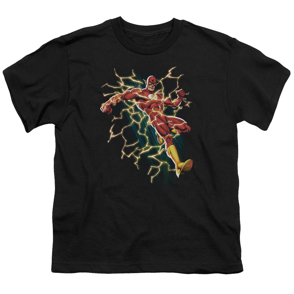 Flash, The Flash Symbol Knockout - Youth T-Shirt Youth T-Shirt (Ages 8-12) The Flash   